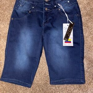 Blue Denim Women's Shorts